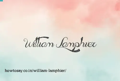 William Lamphier