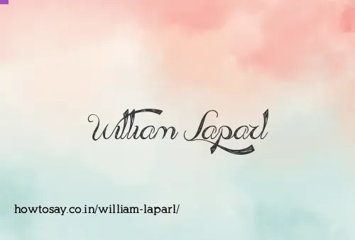 William Laparl