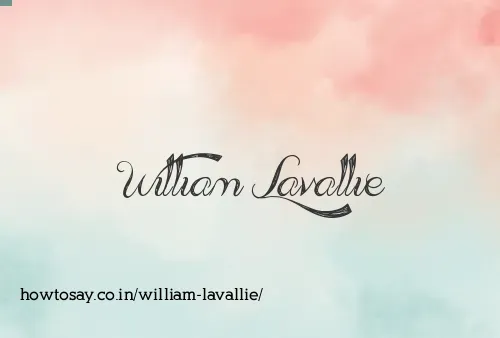 William Lavallie