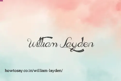 William Layden