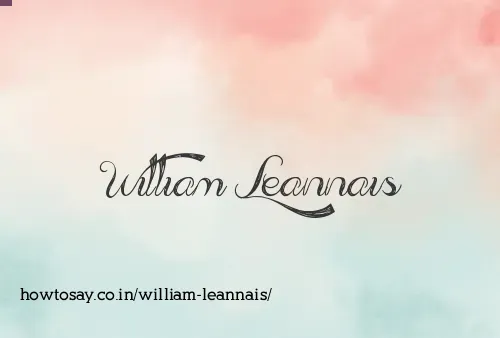 William Leannais