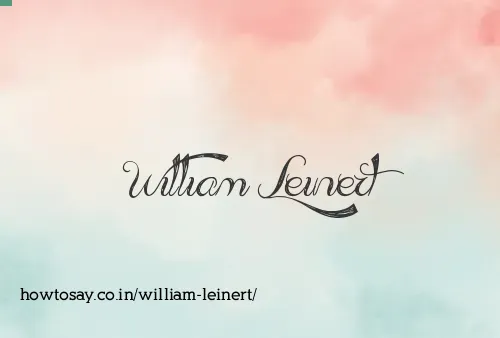 William Leinert