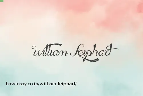 William Leiphart