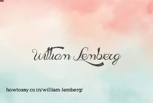 William Lemberg