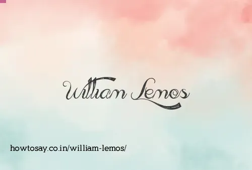 William Lemos