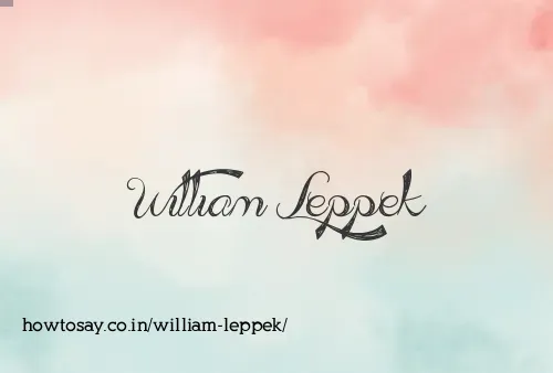 William Leppek