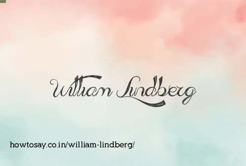 William Lindberg