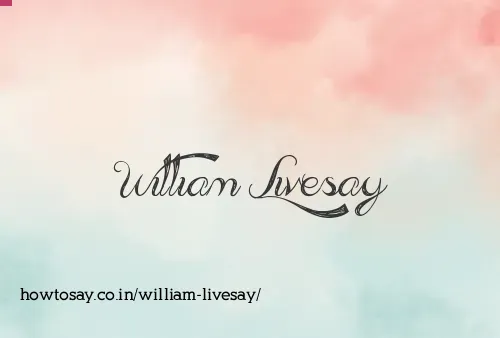William Livesay