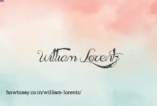 William Lorentz
