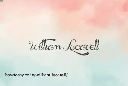 William Lucarell