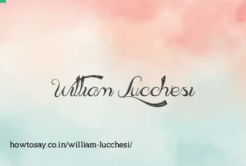 William Lucchesi