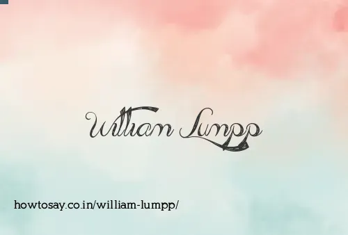 William Lumpp