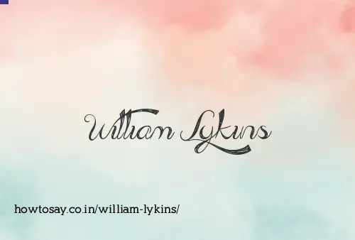 William Lykins