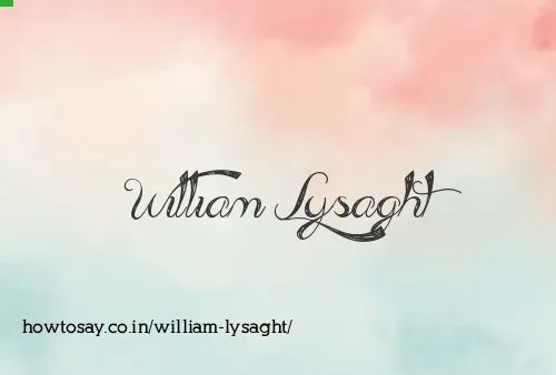 William Lysaght