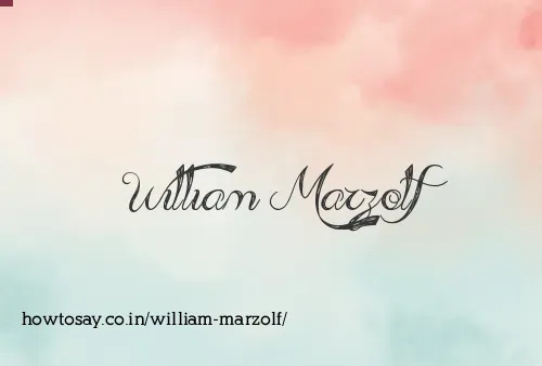 William Marzolf