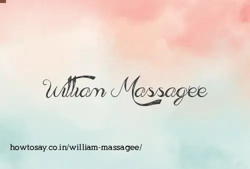 William Massagee