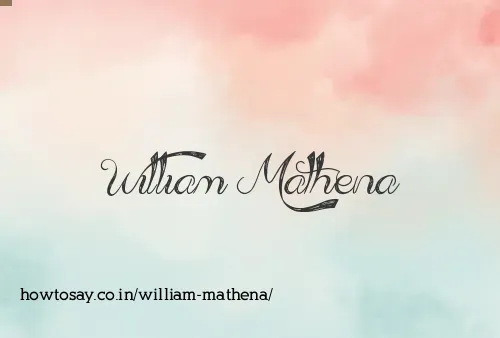 William Mathena