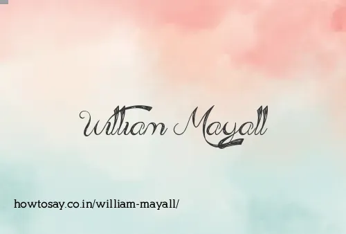 William Mayall