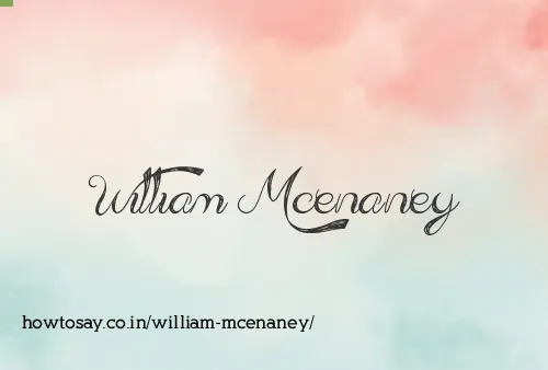 William Mcenaney