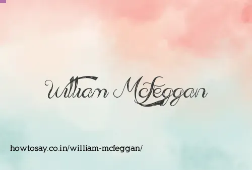 William Mcfeggan
