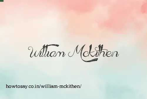 William Mckithen