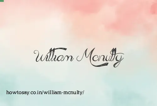 William Mcnulty