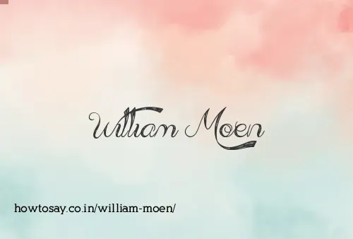 William Moen