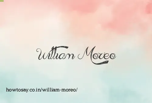 William Moreo