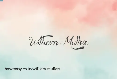 William Muller