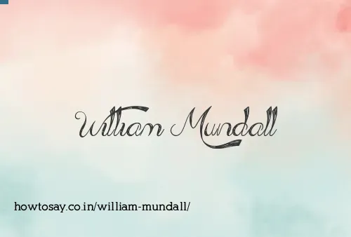 William Mundall