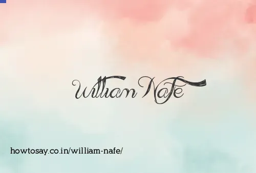 William Nafe