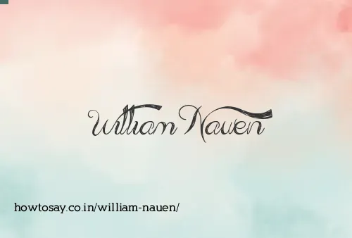 William Nauen