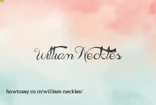 William Neckles