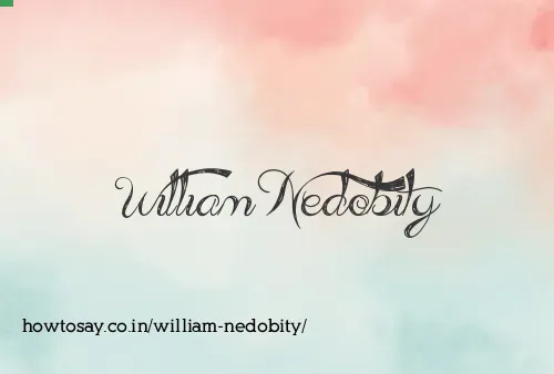 William Nedobity