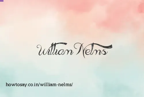 William Nelms