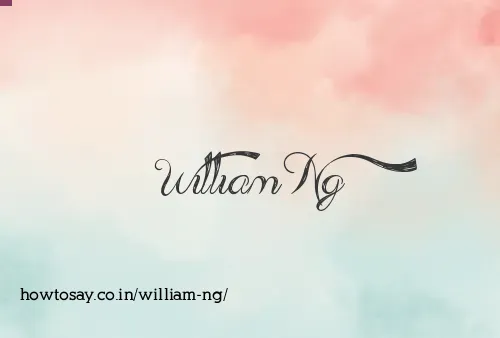 William Ng