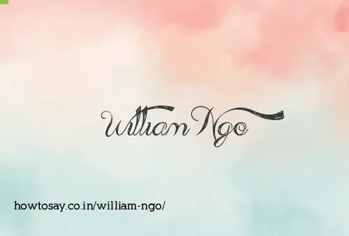William Ngo