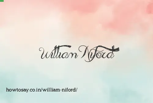 William Niford
