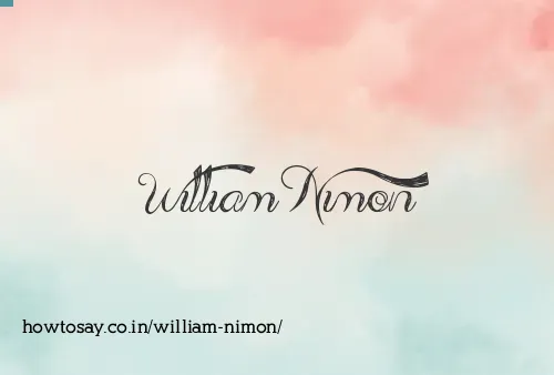 William Nimon