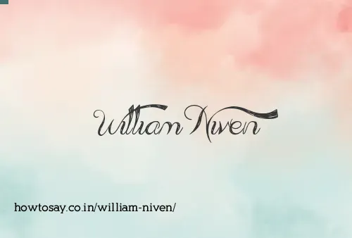 William Niven
