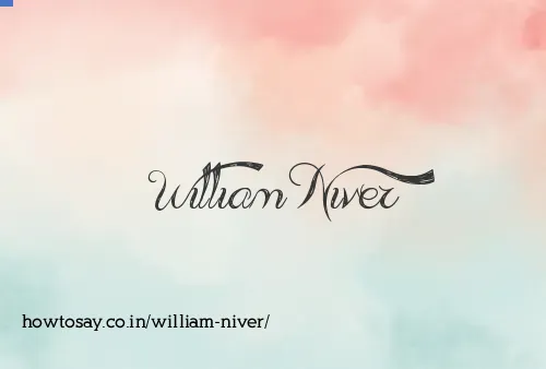 William Niver