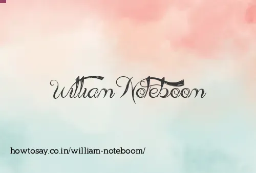 William Noteboom