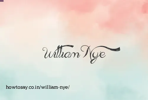 William Nye