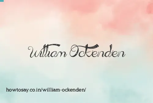 William Ockenden