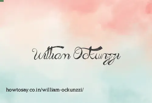 William Ockunzzi
