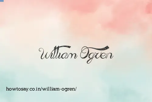 William Ogren