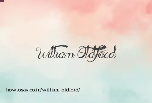 William Oldford