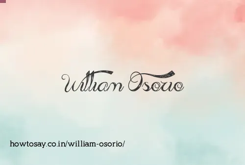 William Osorio