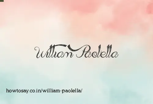 William Paolella