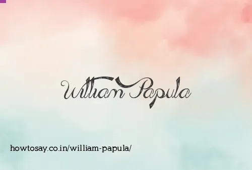 William Papula
